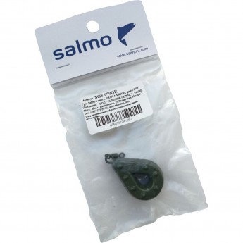 Груз SALMO с вертлюгой Grippa Swivel green 070г