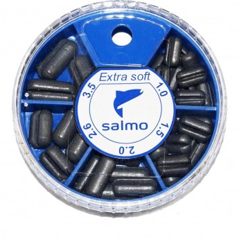 Грузила SALMO Extra Soft малый 5 секций 1.0-3.5г 060г набор