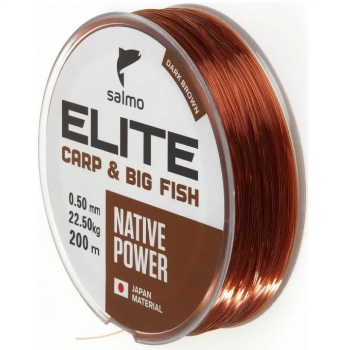 Леска монофильная SALMO Elite Carp & Big Fish 200/050 4120-050 Леска монофильная SALMO Elite Carp & Big Fish 200/050 4120-050